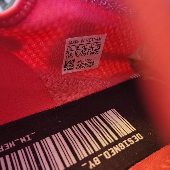 Adidas NMD R1 ATA Flow Running Sneakers Mens 9.5 Hazy Rose Pink Athletic Shoes - Picture 5 of 7